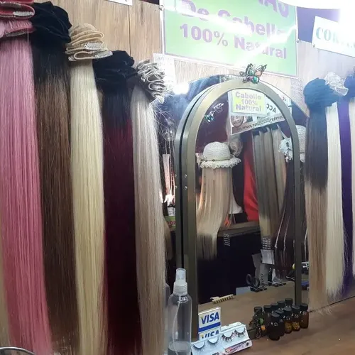 Cortinas De Cabello 100% Natural De 21 Cm De Ancho Y 60 Cm