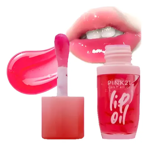 Gloss Labial Lip Oil Pink21 Hidratación Efecto Magico Brillo