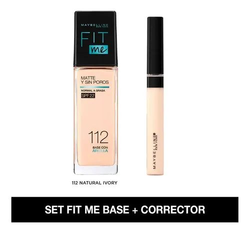Maybelline Kit De Maquillaje Fit Me: Base De Maquillaje 112