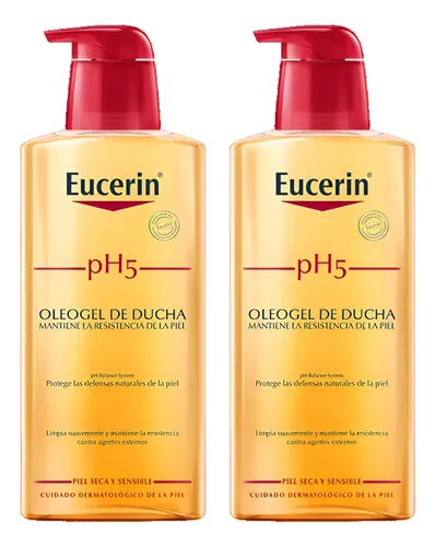 Combo X2 Eucerin Ph5 Piel Sensible Aceite De Ducha 400 Ml Neutra
