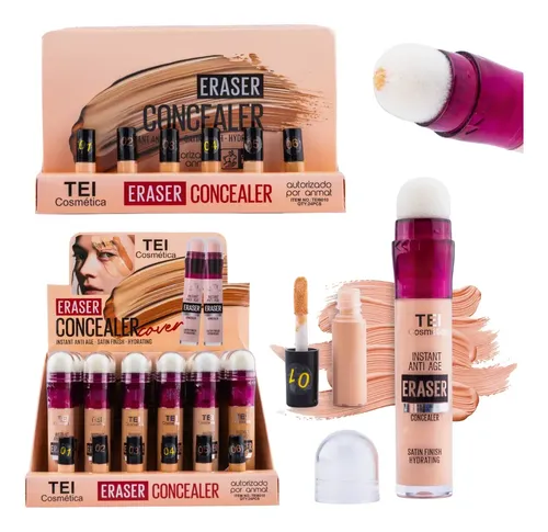 Corrector De Ojeras Eraser Concealer Cover Instant Antiage Tono 3