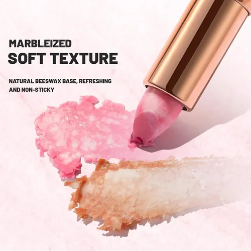 Bálsamo Labial Hidratante Marble, Bálsamo Labial Con Color P