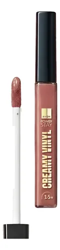 Labial Avon Powerstay Vinyl Nude Musa 16hr Larga Duración