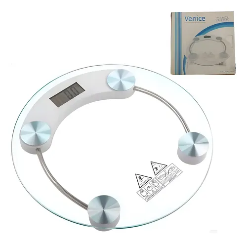 Balanza Personal Visor Digital 180 Kilos Ideal Baño Vidrio