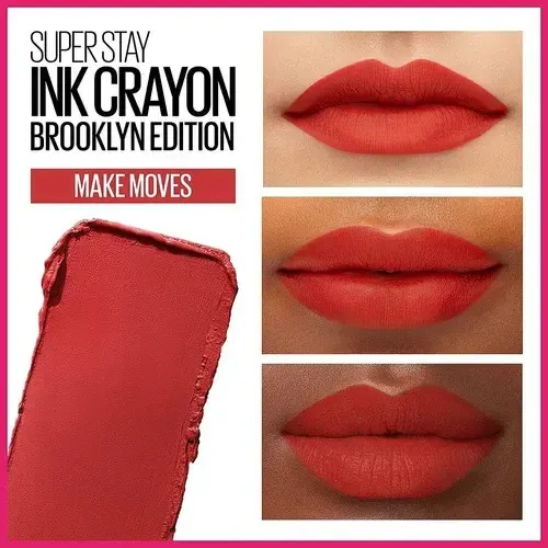 Labial Maybelline Superstay Ink Crayon 135 Make Moves