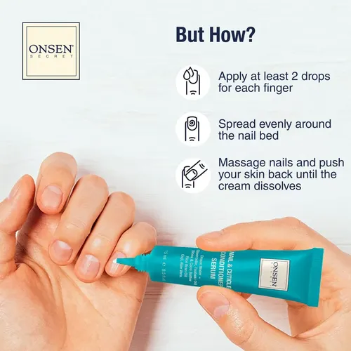Tratamiento En Crema Para Uñas Y Cutículas Onsen Secret 15 M