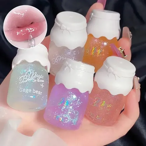 Gege Bear Magic Bow Lip Gloss Brillo Labial Honey C/ Glitter