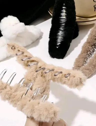 Pack 12 Broches Pinzas Pelo Peluche Hogardecoonline