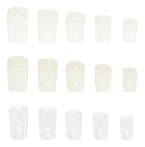 Tips Para Uñas Esculpidas X 100 Blanco Natural Transp U34