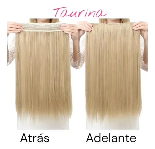 Extensiones Con Clip Cortina De Cabello Orgánica Taurina 666
