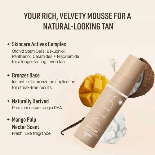 Mousse Autobronceadora Nuda Bronzefoam Medium 190 Ml