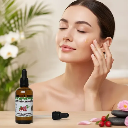 Aceite De Rosa Mosqueta Puro Cremas Masajes Estrias 100 Ml