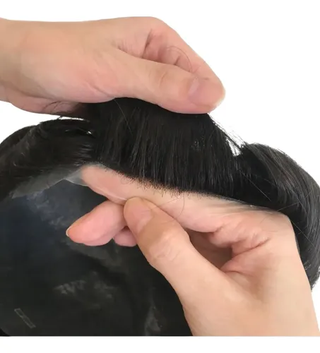 Prótesis Capilar Masculina – Castaño Oscuro