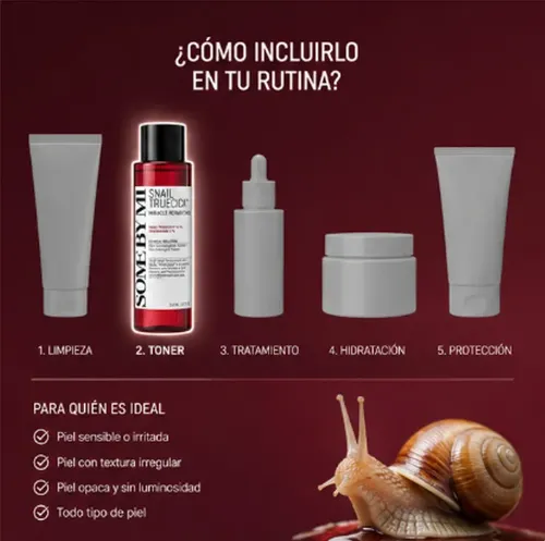 Tónico Reparador Snail Truecica Miracle
