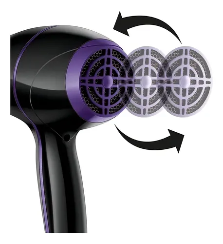 Secador De Pelo Mondial Scn-01 Black Purple 2000 Watts
