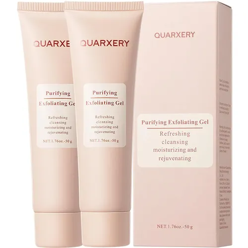 Gel Exfoliante Purificador Quarxery, Paquete De 2