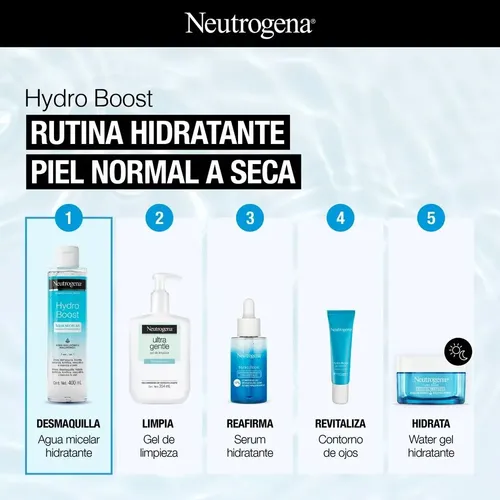Agua Micelar Neutrogena Hydro Boost X 400 Ml.