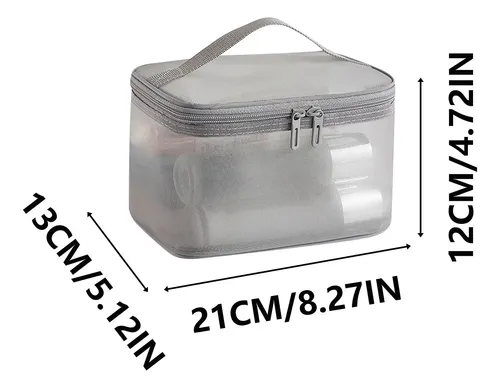 Bolsa De Maquillaje De Malla De Doble Capa M, Bolsa De Tocad