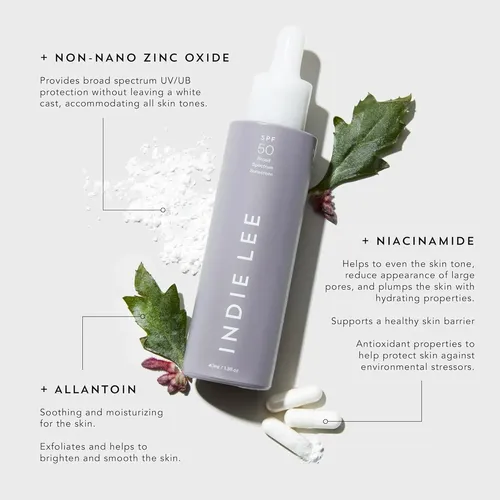 Primer Facial Spf 50 Niacinamida Indie Lee Hints 40ml