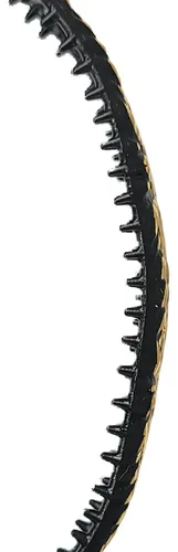 Vincha Para Pelo Pack X12 Labrada De Plástica Dorado