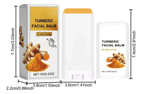 Barra Iluminadora De Cúrcuma, Barra Iluminadora Facial, Gent Amarillo