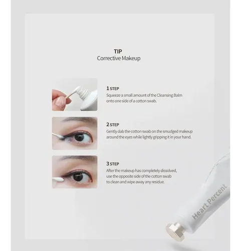 Bálsamo Limpiador Facial Vegano Corazón Porcentaje 10ml