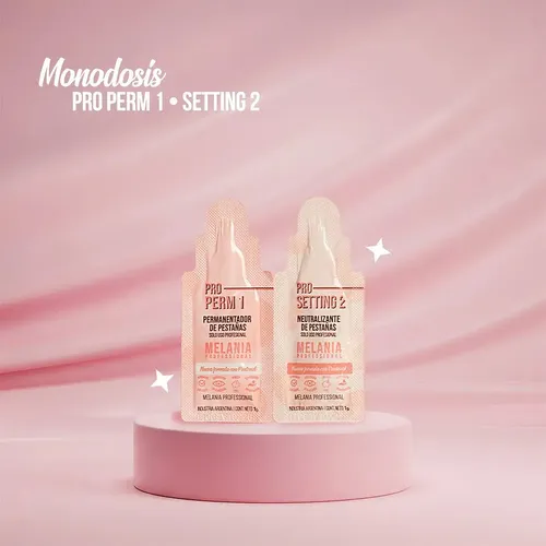 Set Monodosis Paso 1 Y Paso 2 Melania Lifting De Pestañas