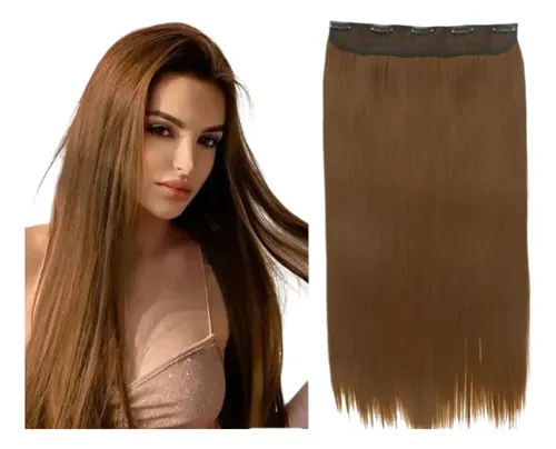 Extensiones Con Clip Cortina De Cabello Orgánica Taurina 666 Color 12
