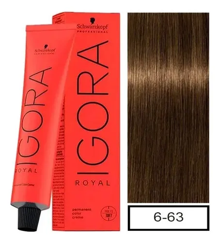 Tintura Schwarzkopf Professional Igora royal tono 6-63