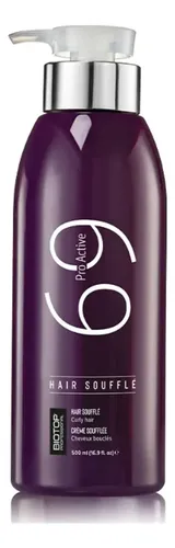 Crema De Peinar Rulos Souffle Biotop Pro Active 69 500ml