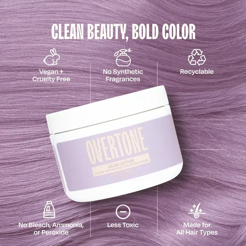 Mascarilla Capilar Overtone Lilac Lotus 237ml