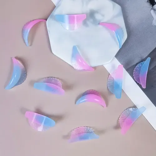Bigudies Anatómico Sirena Con Glitter Lifting De Pestañas