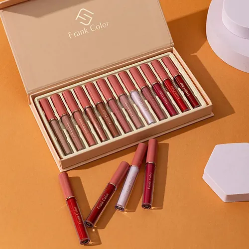 Set De 12 Lápices Labiales Líquidos Para Niñas Y Mujeres L