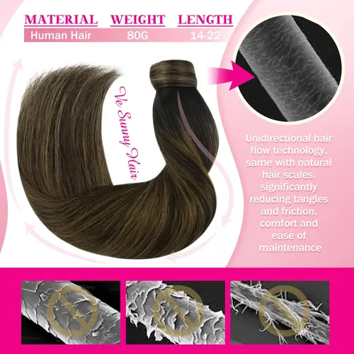 Extensiones De Cabello En Forma De Cola De Caballo Ve Sunny