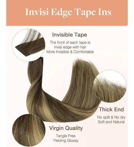 Extensiones De Cabello Con Cinta Invisi Edge Goo Goo 16 In