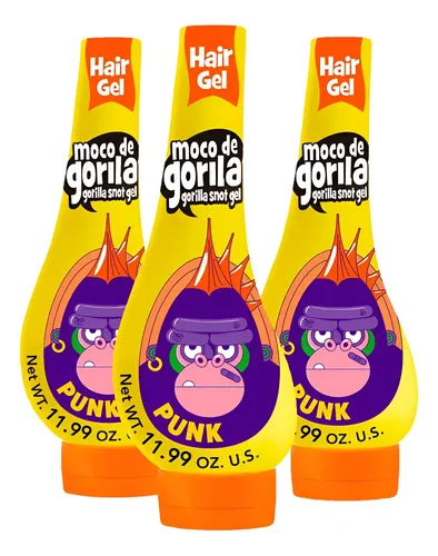 Gel Moco De Gorila Punk 3×339.75g – Fijación Alta, Sin