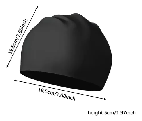 3 Gorro De Natación De Silicona (paquete De 2 A 4) 3 Piezas