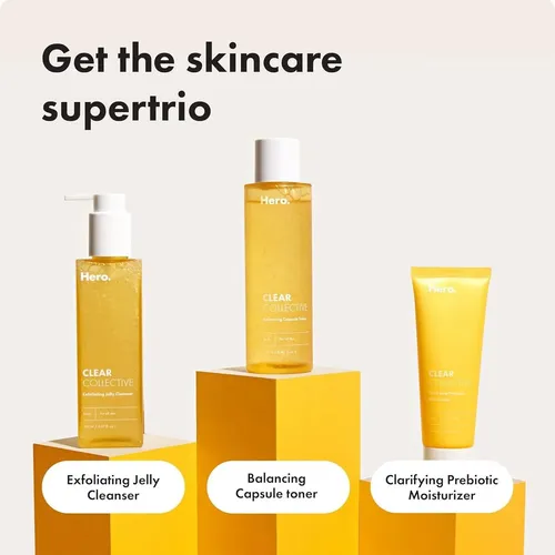 Tónico Hero Cosmetics The Clear Collective con Ácido Hialurónico, para Todo Tipo de Piel