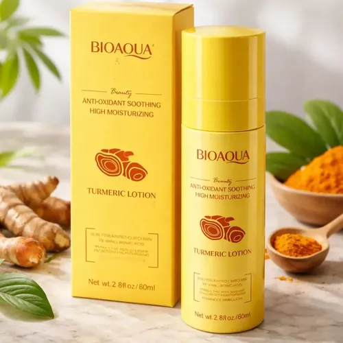 Locion Antioxidante Y Calmante Con Cúrcuma 80 Ml Bioaqua