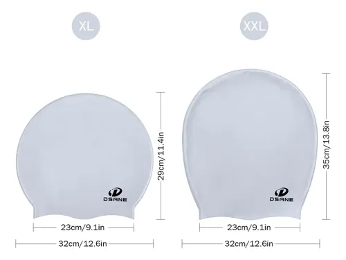 Gorro De Bano Extra Grande Dsane Para Mujer Y Hombre, Esp…