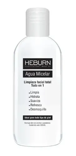 Agua Micelar Heburn Desmaquillante Facial Limpieza 200ml