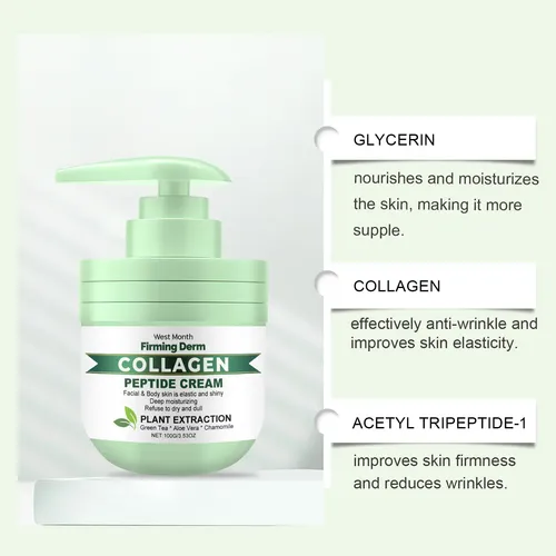 Crema De Colágeno West Month Para Piel Firme