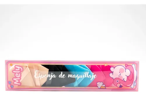 Esponjas Maquillaje Mely Algodón Pack 10 Unid Pequeñas Cruelty Free