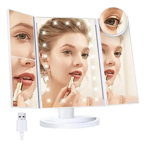 Espejo Maquillaje Escritorio, Espejo Maquillaje Con Luz Ax
