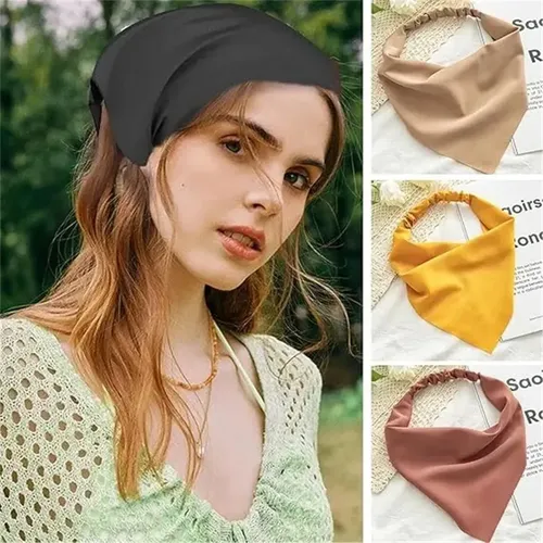 Banda De Chifón Con Forma De Triángulo Liso, Sombreros K