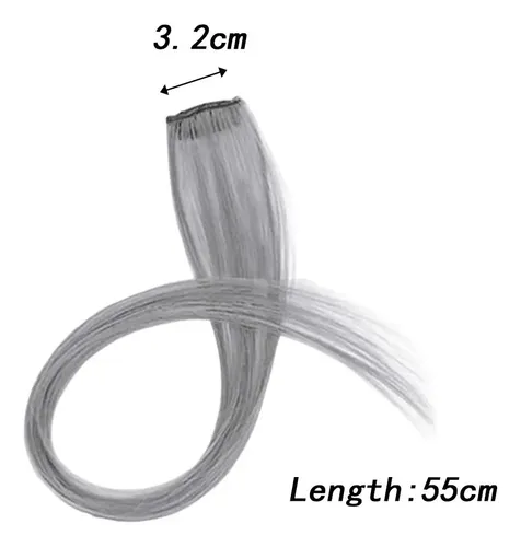 4 Pelucas Teñidas De Orejas Colgantes, Pelucas De Pelo Gris
