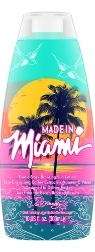 Loción Oscura Autobronceadora Ed Hardy Made In Miami, 300 Ml