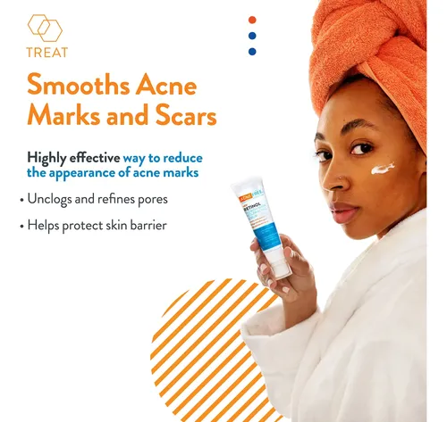 Sérum De Retinol Sin Acné Con Ácido Hialurónico, 1 Onza Acneica Día/noche