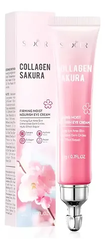 Contorno Ojos Colágeno Sakura Antiojeras Hidratante Sadoer Todo Tipo De Piel Día/noche