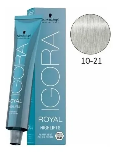 Tintura Schwarzkopf Professional Highlift tono 10-21 rubio platino para cabello
